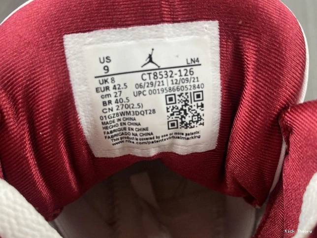Kicked Out Shoe Store CT8532-126 Cardinal Retro 3 Red Jordan 0710